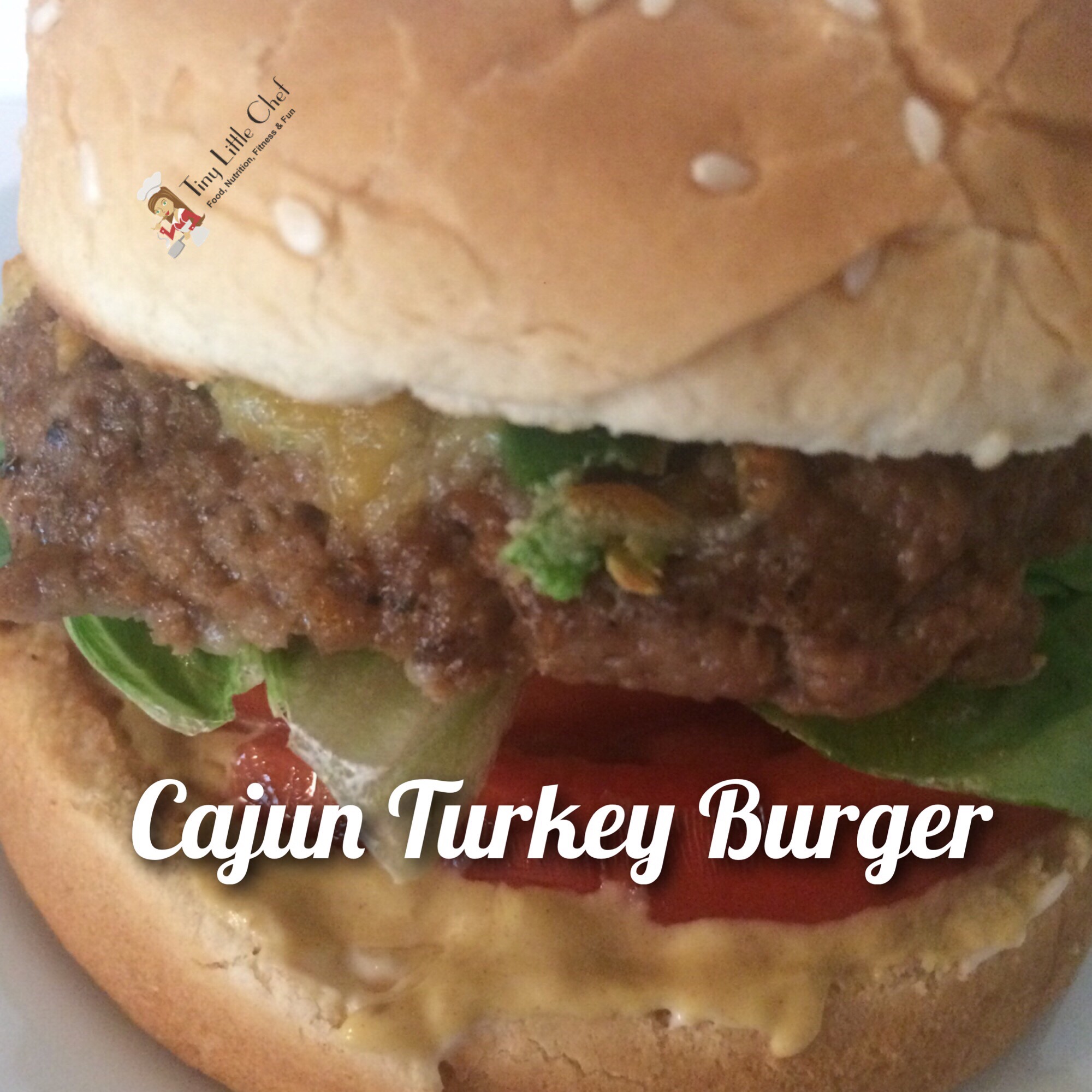 Tiny Little Chef Cajun Turkey Burger